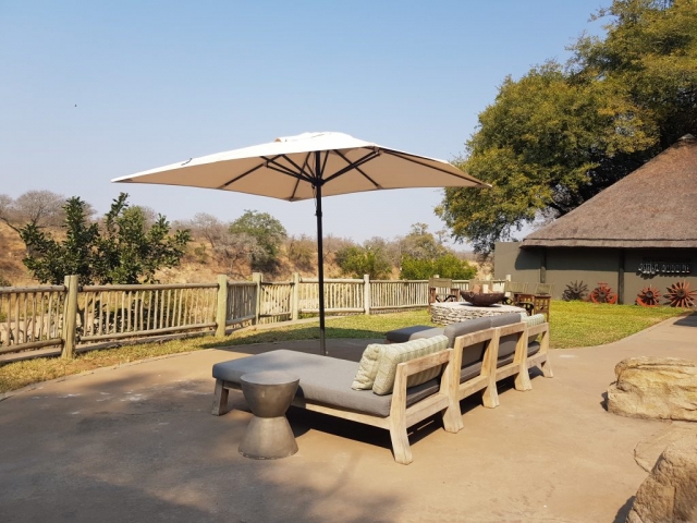 Fitzpatrick's lodge outdoor area Kruger