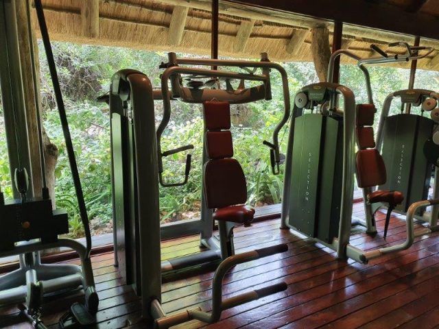 gym equipment singita ebony lodge