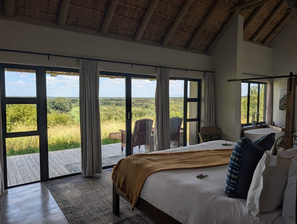View of Klaserie River from Misava Safari Camp River View Suite