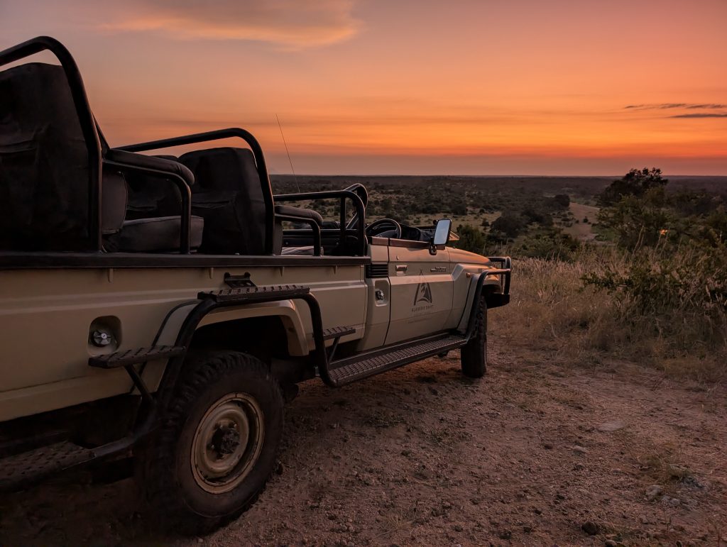 Klaserie Drift vehicle at sunset