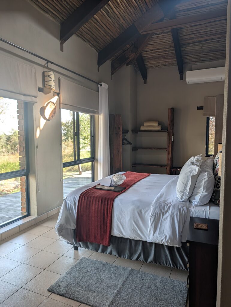 Bed in Baobab Ridge Room 1